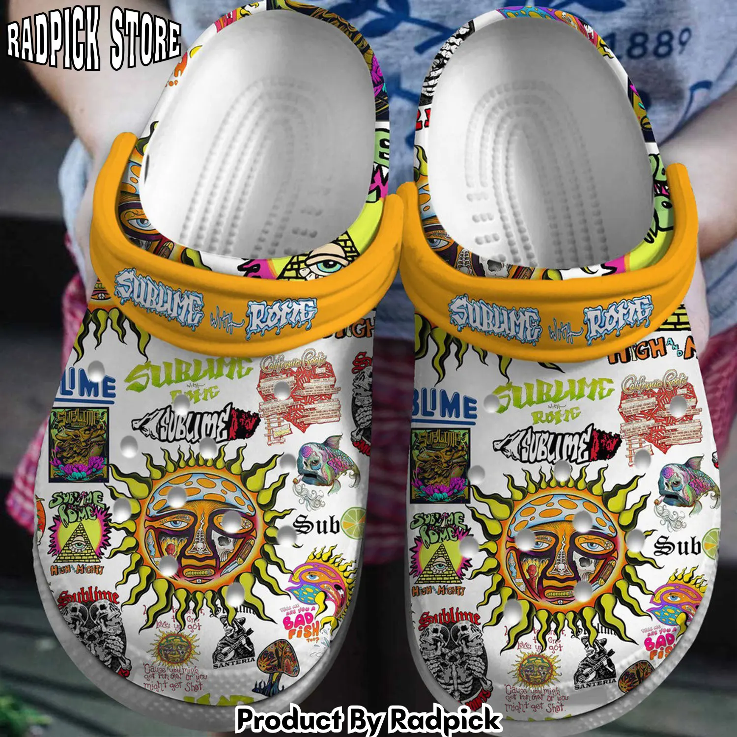 Radpick sublime with rome music clogs shoes comfortable for men women rp6521093